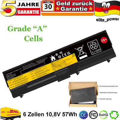 Akku für Lenovo ThinkPad T430 T530 L430 L530 W530 ASM42T4796 42T4235 5200mAh NEU