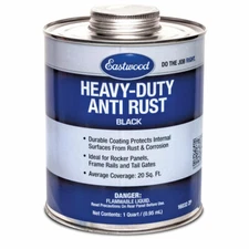 Eastwood Satin Black Heavy Duty Anti Rust Prevention Air-tight Spray 1 Quart