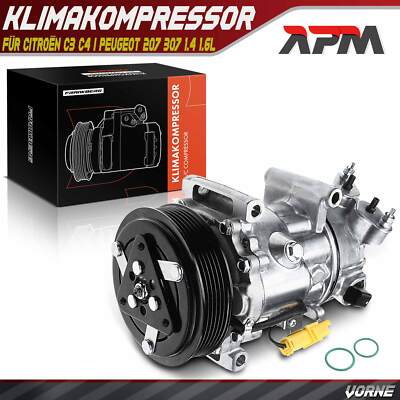 Klimakompressor Klimaanlage für Citroën Berlingo C3 Picasso C4 I Peugeot 207 307