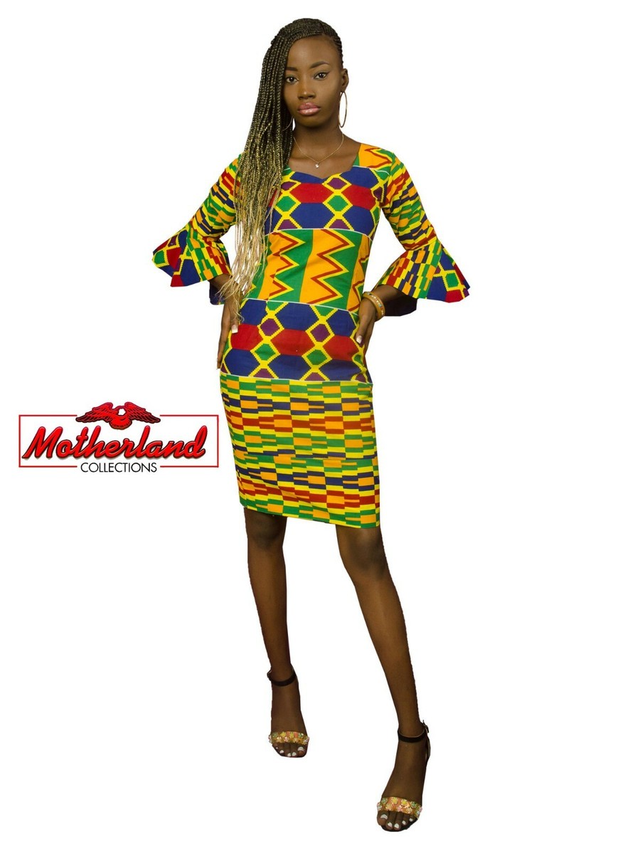 green emerald velvet dress African Print Fit & Flare Corset Midi Dress