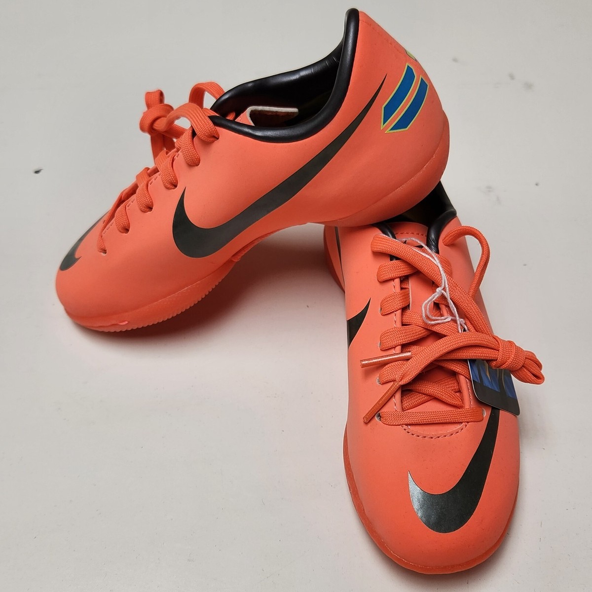 Nike JR Mercurial Victory III Indoor Kids Soccer Shoes Mango