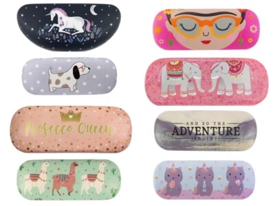 BRAND NEW Hard Glasses case Variety sunglasses reading unicorn dog Llama Kids
