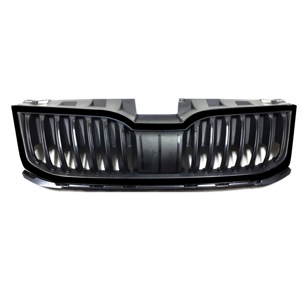 SKODA OCTAVIA 3 III 2017-2020 FRONT BUMPER UPPER GRILLE CENTER AIR INTAKE BLACK