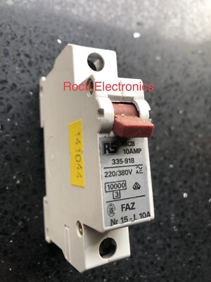 RS (FAZ) Leitungsschutzschalter (MCB) SP 10A 335-918 Nr 15-L10A