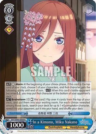 Factory Supply Nakano Miku The Quintessential Quintuplets