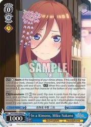 In a Kimono, Miku Nakano (Rare) - The Quintessential Quintuplets 2