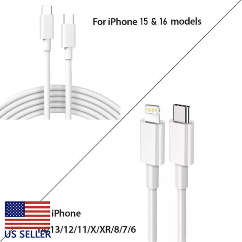 1PC USB-C Fast Charger For iPhone 16 15 14 13 12 11 Pro Max XS Type C Cable - Picture 19 of 24