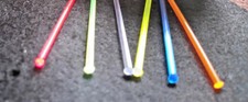 Fits most Novak type Sights 4 pcs x 1" Fiber Optic 2mm Replacement