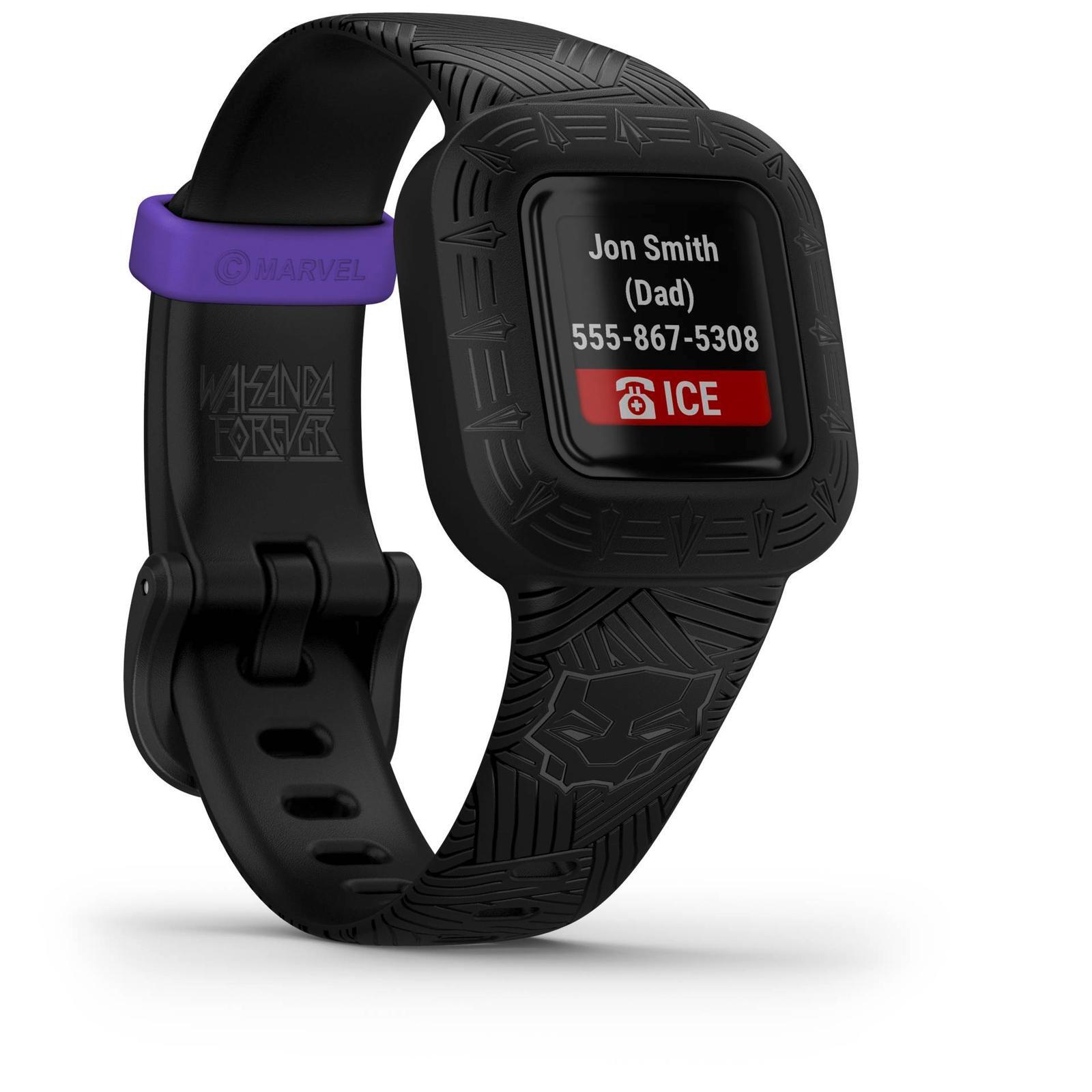 Garmin vivofit jr. 3 Marvel (Черная пантера)