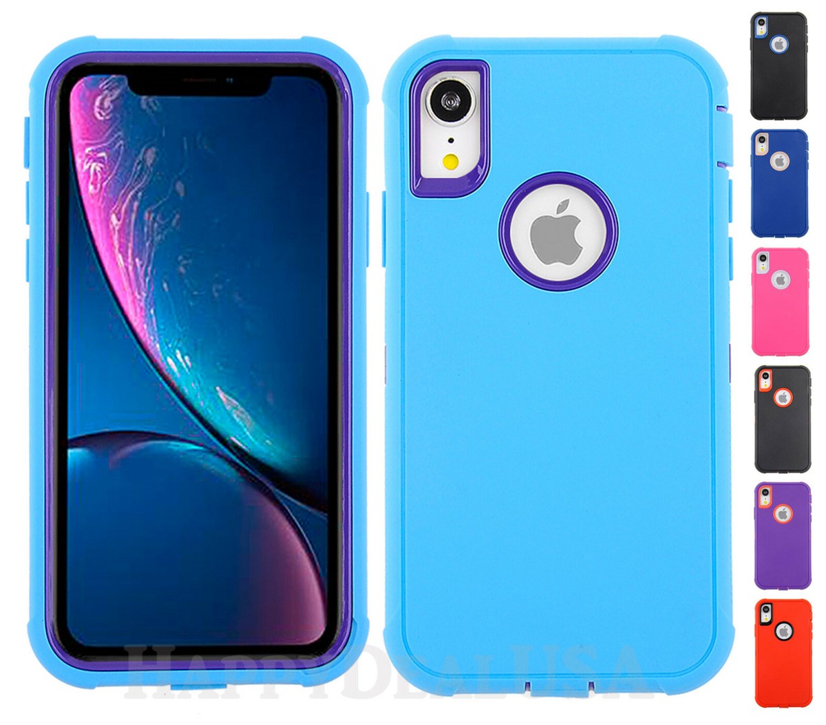 For Apple iPhone XR ShockProof Fullbody Heavy Duty Armor Rugged