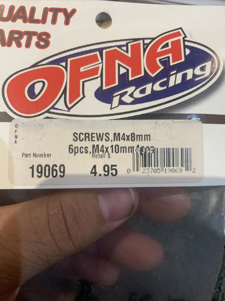 Ofna 19069 Screw Set 4 x 8mm (6) 4mm x 10mm (4) Hyper 7 - Image 4 of 4