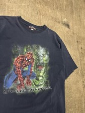 Spider-Man Movie Promo Shirt Vintage Y2k Green Goblin Tobey McGuire