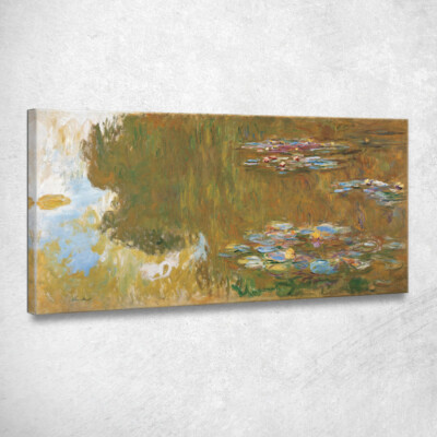 Der Teich der Seerose Claude Monet, mnt341 Leinwandbild