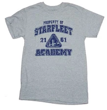 Star Trek Mens T-Shirt - Property of Starfleet Academy 2161 Triangle Logo