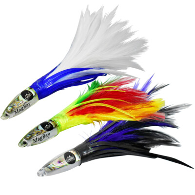MagBay Ultimate Tuna Feathers  6  Alabacore, Tuna, and Mahi Weapons