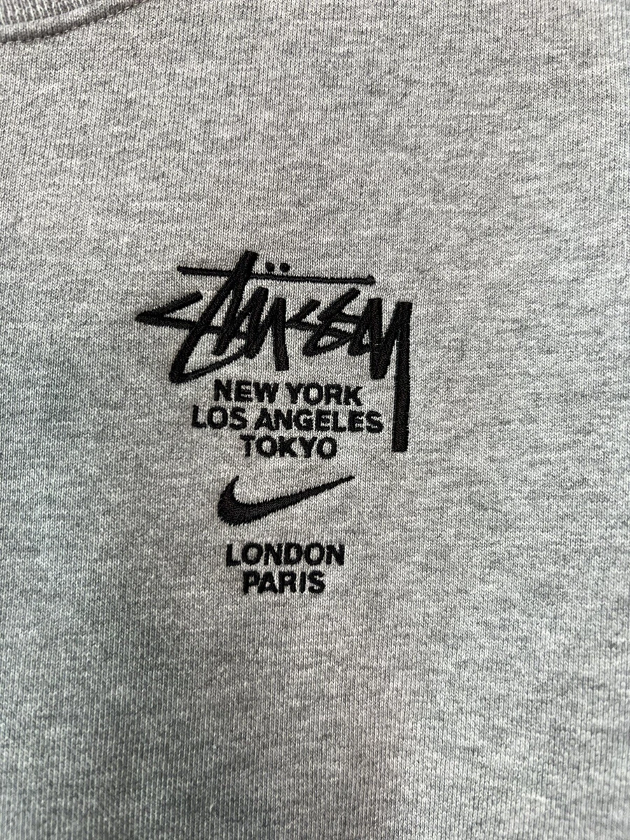 Nike x stussy international crewneck sweatshirt black new arrivals