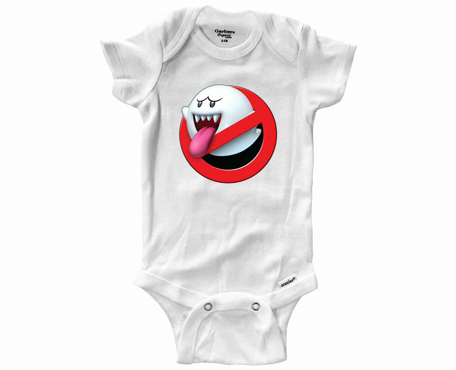 Infant Baby One Piece Bodysuit Romper Bib Gift Ghostbusters Mario Boo Ghost Ebay
