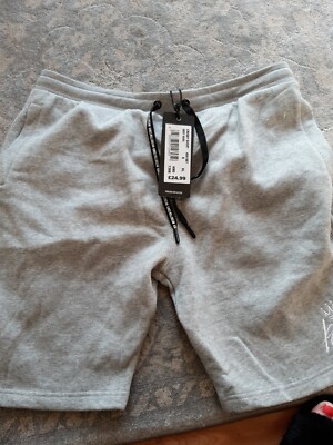 Kings Will Dream Mens Grey.marl Jogging Shorts. XLarge