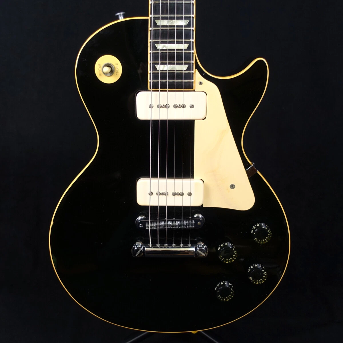 Gibson 1977 Les Paul Pro Deluxe Ebony Used Electric Guitar | eBay