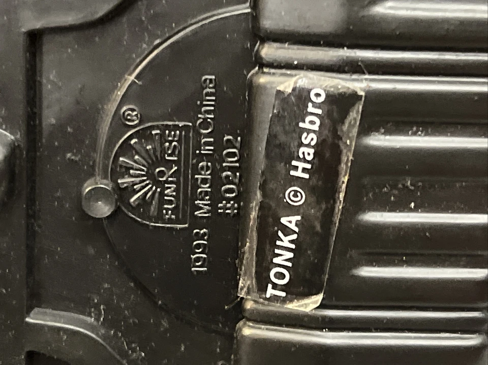 Винтажная пластиковая модель полицейского автомобиля 1993 Fun Rise рабочая - Изображение 2 из 4