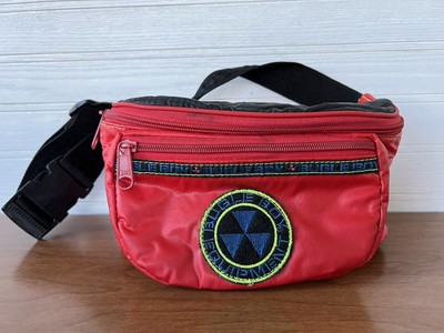 Vintage Bugle Boy Waist Bag Athletic Gym 80s 90s Fresh Prince Red