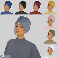 Muslim Women Hijab Cap Hair Loss Beanie Turban Chemo Cancer Hat Head Wrap Bonnet