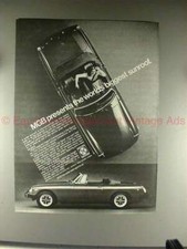 1976 MG MGB Car Ad - The World's Biggest Sunroof!!