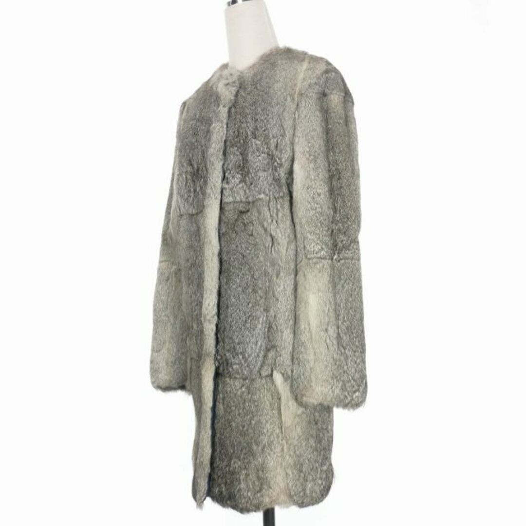 3.1 Phillip Lim Rabbit Fur Half Coat Blouson Jacket