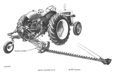 IH International Harvester 120 2pt 3pt Hitch Balanced Head Sickle Mower Manual