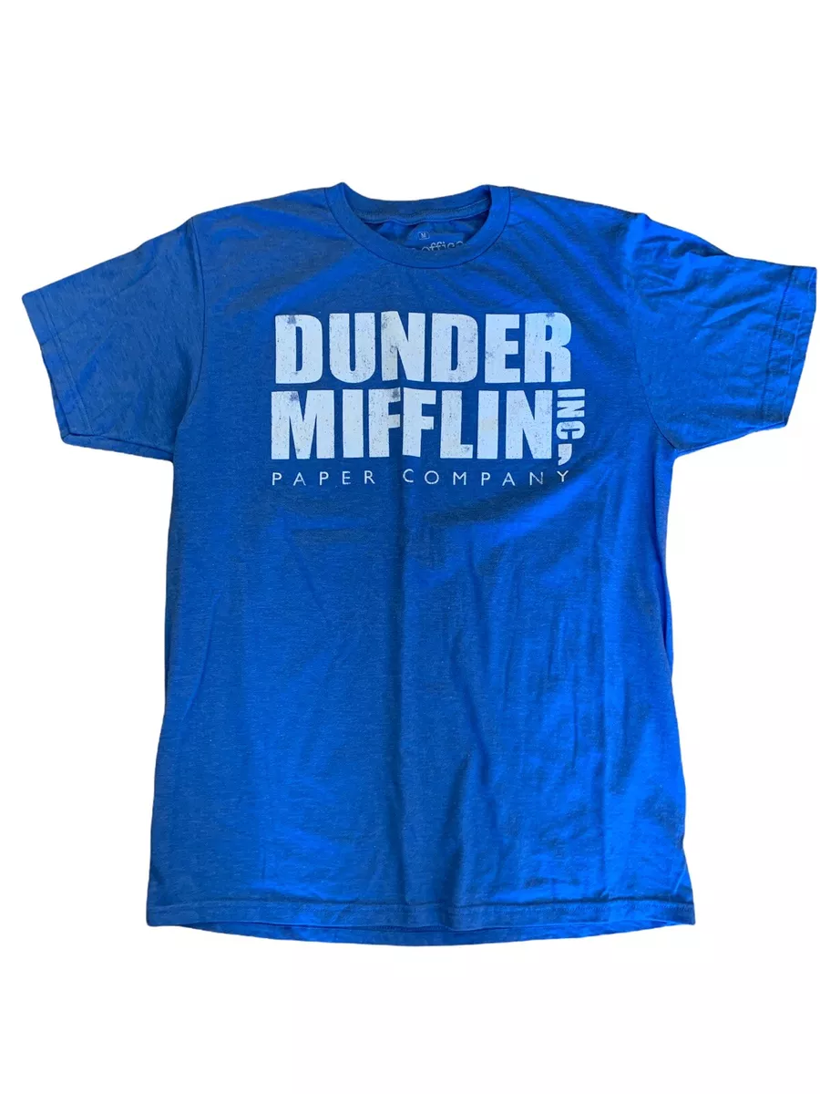 The Office - Dunder Mifflin Paper Company Logo - Light Blue | Metal Print