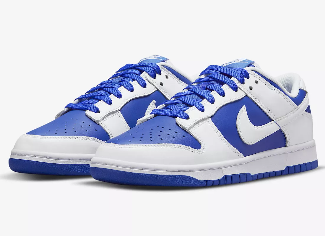 Nike Dunk Low Retro Racer Blue White DD1391-401 Men's Size
