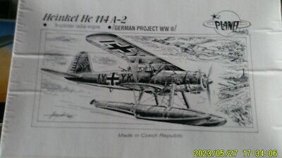 PLANET MODELS RESIN KIT HEINKEL He 114 A-2  1:72
