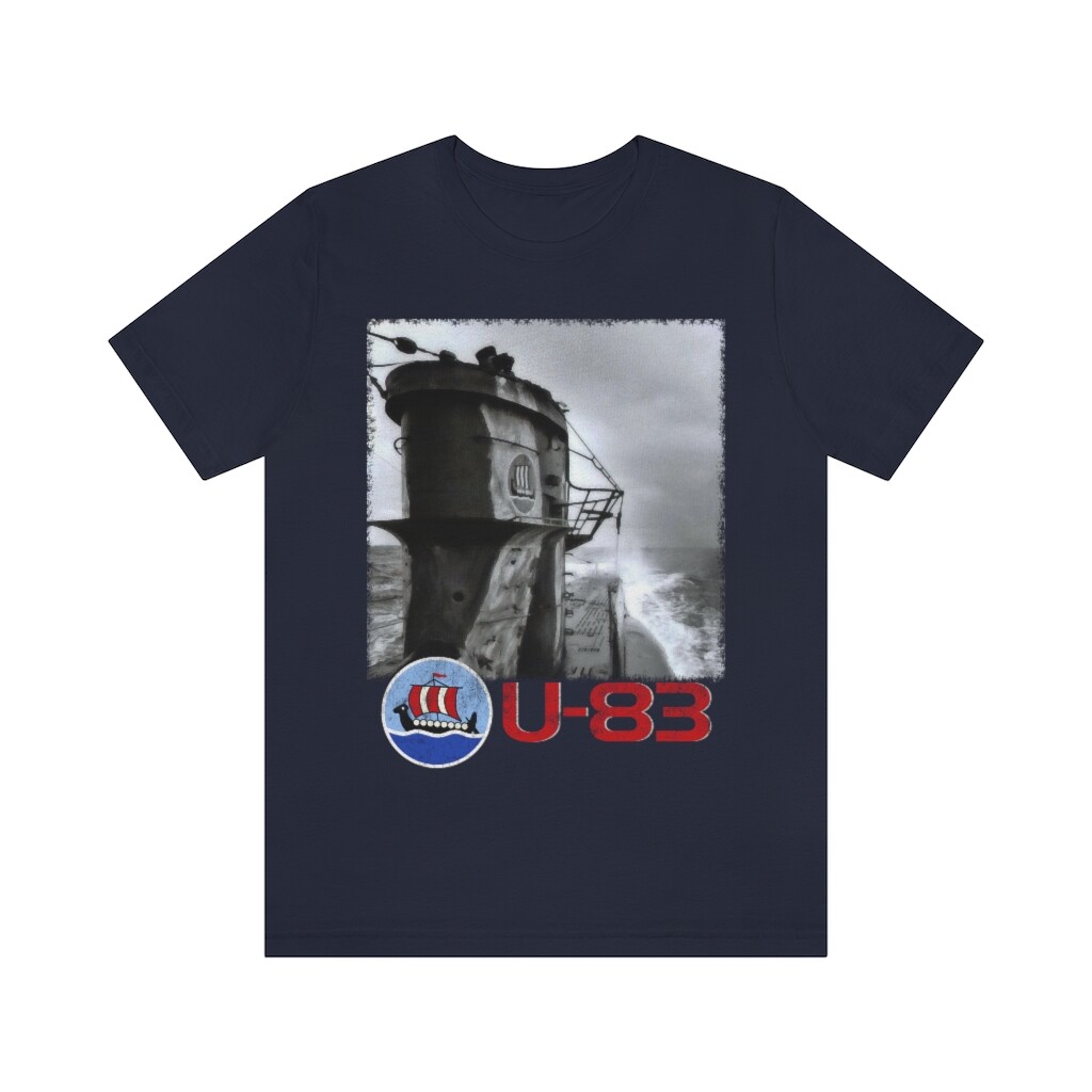 WW2 German Kriegsmarine U-boat U-83 Viking Unisex Jersey Short