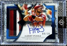 ALBERT PUJOLS-2024 Topps Transcendent (#6/10) JUMBO 3-COLOR PATCH/JERSEY/AUTO