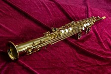 YAMAHA YSS-475 Soprano Saxophone with Soft Case 023082 Excellent USED