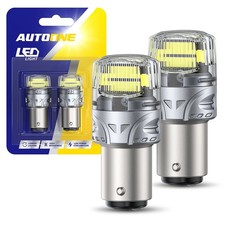 Autoone 1157 Bright White Led Back Up Turn Signal Parking Light Bulbs Canbus Exd