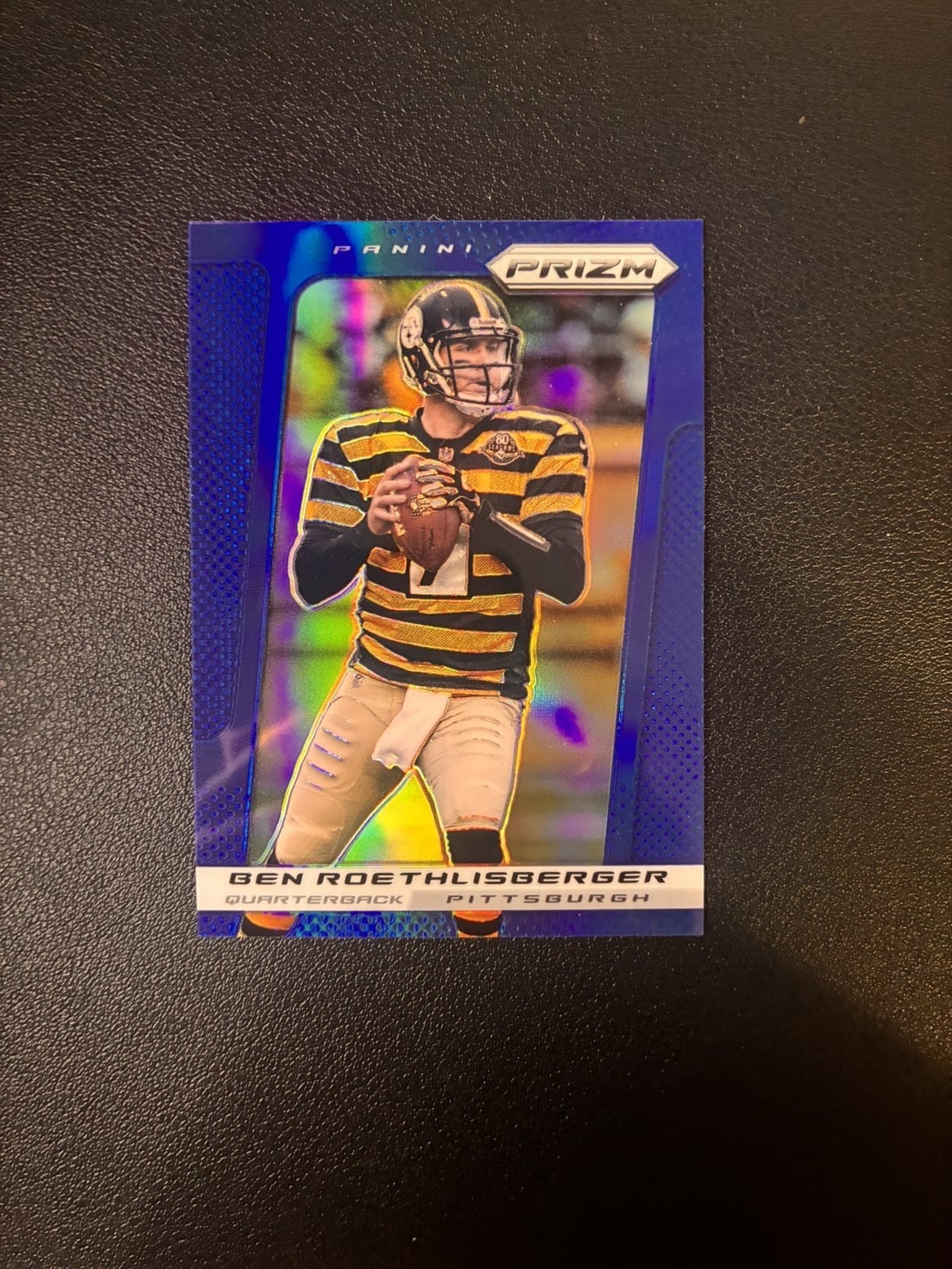 2013 Ben Roethlisberger Panini Blue Prizm #19 Mint Pittsburgh Steelers