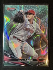 2022 Bowman's Best - Nick Lodolo #56 Aqua Lava Refractor /199 (RC)