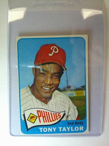 1965 Topps - Tony Taylor #296 - MINT - PACK FRESH 🔥