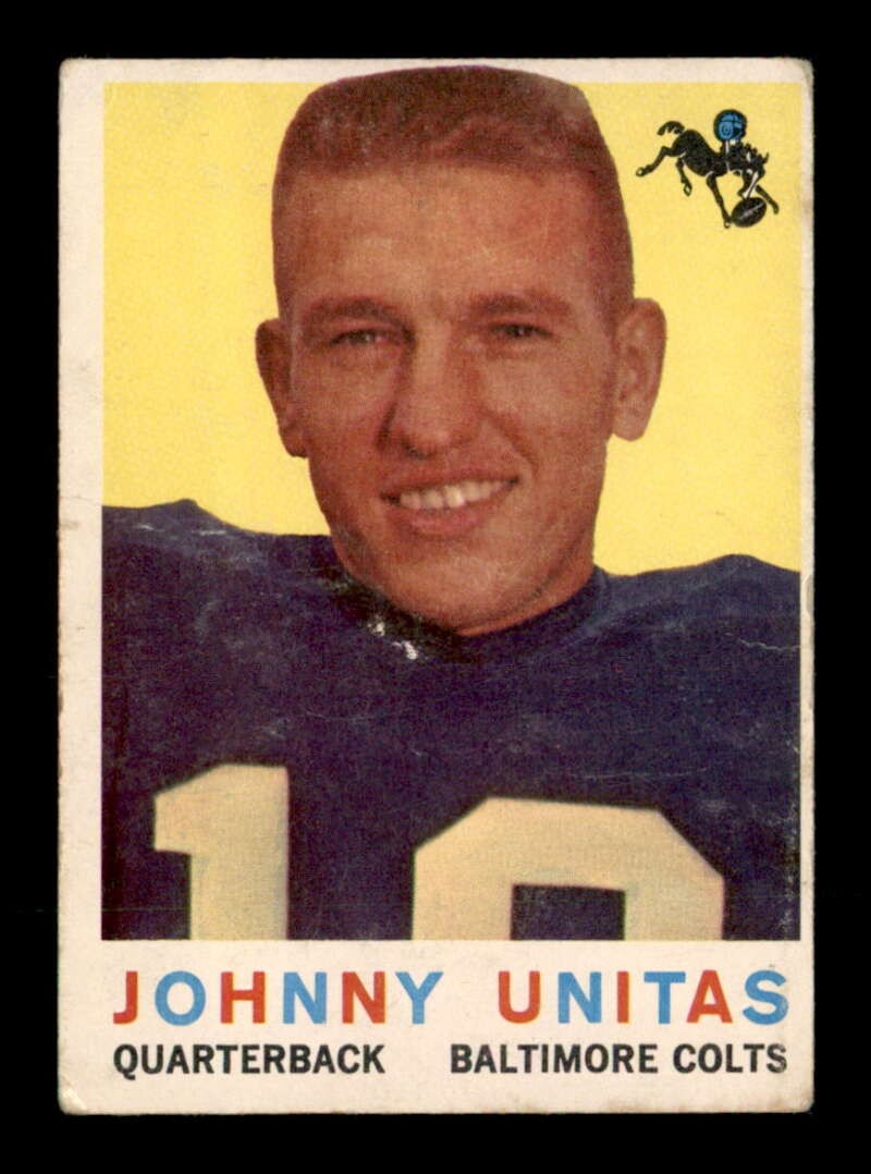 1959 Topps #1 Johnny Unitas   G/VG X3710426