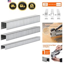 Heavy Duty T50 Staples 1300-Count 3 Sizes Includes: 5/16"-500, 3/8"-500, 1/2"...
