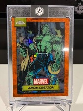 2024 Topps Chrome Marvel Abomination Orange Refractor /25