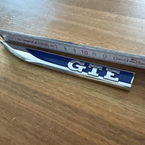VW GTE Logo Plastik Verchromt Gebraucht Emblem