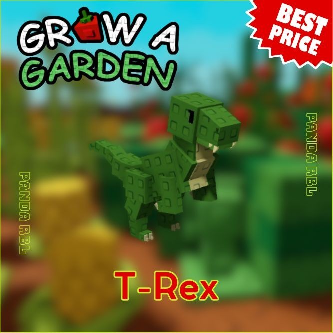 T-Rex Per Roblox Grow A Garden - Oggetto Digitale - Coltiva Un Giardino Con Stile