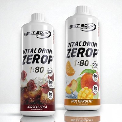 Best Body Nutrition Vital Drink Zerop 2er Set Getränkesirup 2 x 1 L  12,50  /L