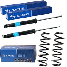2x SACHS STOSSDÄMPFER+FAHRWERKSFEDER HINTERACHSE passend für SKODA SUPERB II