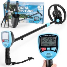 Child-friendly metal detector   Cordless metal detector with waterproof coil