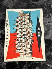 1960 Topps #484 Pittsburgh Pirates Team Card 6th Series Checklist NRMT/MT @TC01