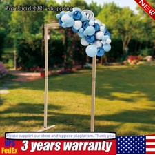 Wood Wedding Arch for Ceremony Wooden Arbor Decor for Parties Garden Backdrop