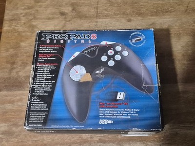 InterAct ProPad 8 Digital Controller w/ usb adapter Mac Windows 95/98 - 1999